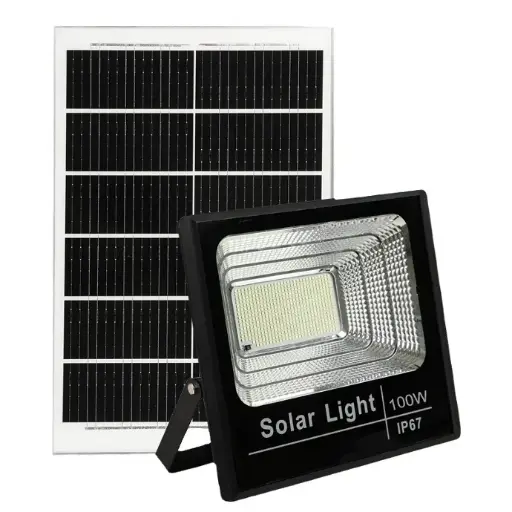 [HPNLMT-100T] Đèn LED chiếu sáng năng lượng mặt trời 100W